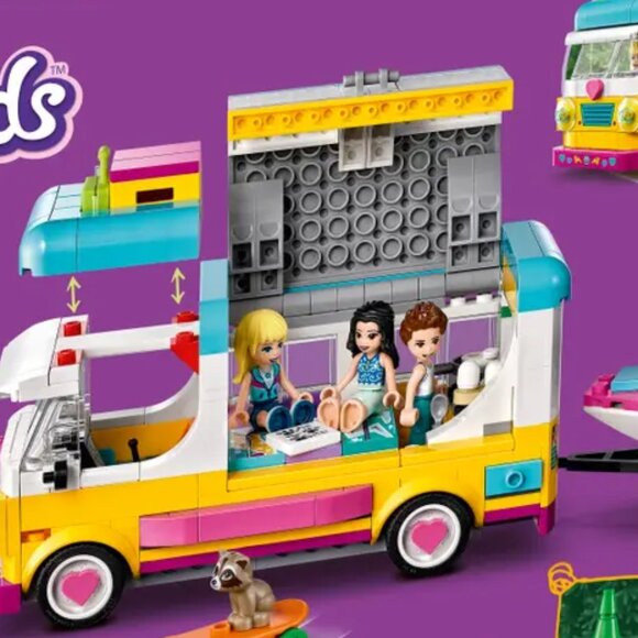 Lego Brand New Friends Camper Van and Sailboat 41681 Building Kit - Picture 3 of 13